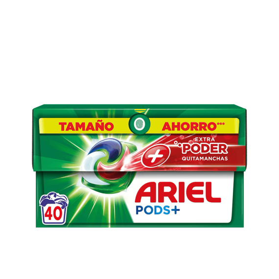 Капсули для прання Ariel Extra Poder Quitamanchas 40 шт