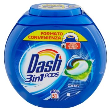 Dash капсулы 51 классик для стирки