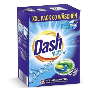 Капсули для прання Dash Alpen Frische 60шт