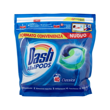 Dash капсулы для стирки 40шт классик
