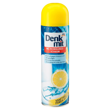 Denkmit WC-Reinigungsschaum Zitrone - це потужний та ефективний засіб для чищення унітазу, який допоможе вам підтримувати чистоту та гігієну в туалеті.