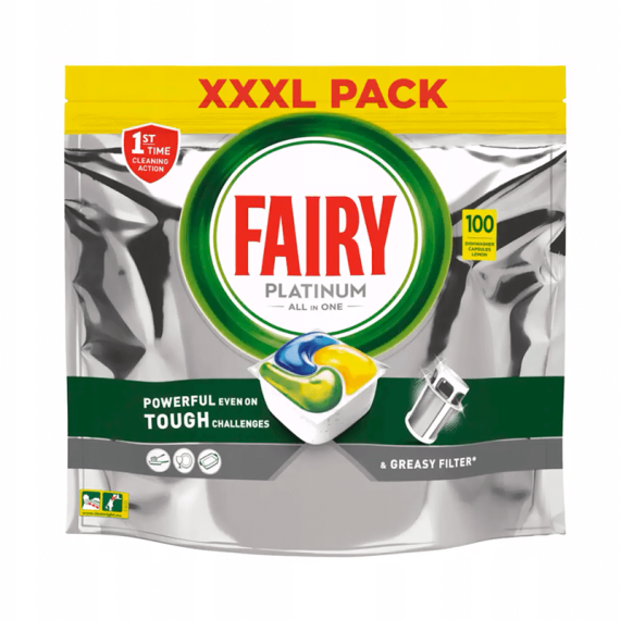 Fairy Platinum капсули для посудомийних машин 100 шт