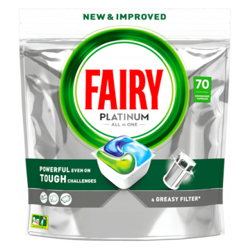 Fairy Platinum капсули для посудомийних машин 70