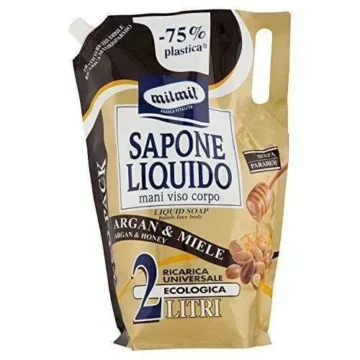 Рідке мило для рук MILMIL SAPONE ARGAN&MIELE (Арган і Мед) 2 л