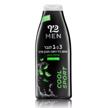 Шампунь-гель чоловічий Keff Cool Sport 3 в 1 для душу, волосся та обличчя, 700 мл