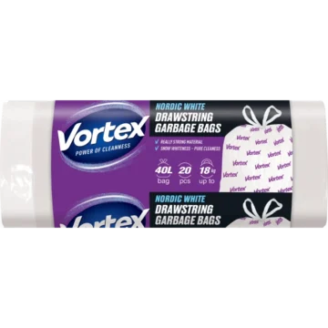 Пакети для сміття Vortex 40л 20шт